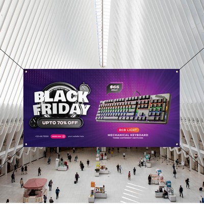 Dura-Poly Banners 3' x 6' (Double Sided)