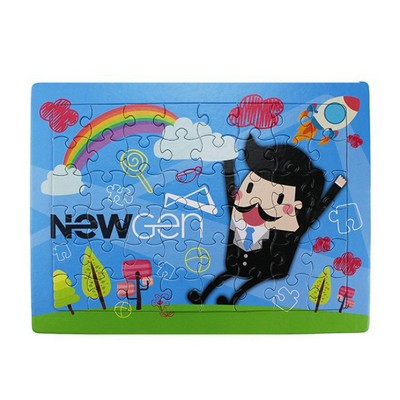 Custom Logo Jigsaw Puzzle - 48pcs