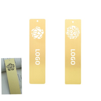 4 1/2" Brass Hollow Out Bookmark