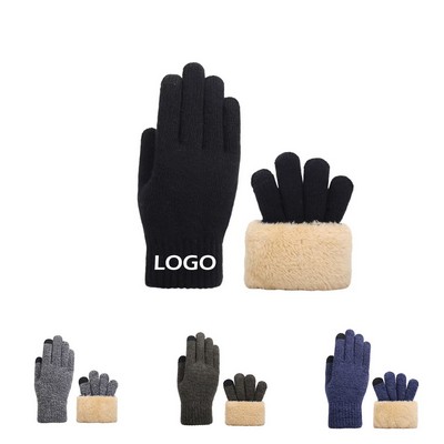Winter Knit Touch Screen Gloves