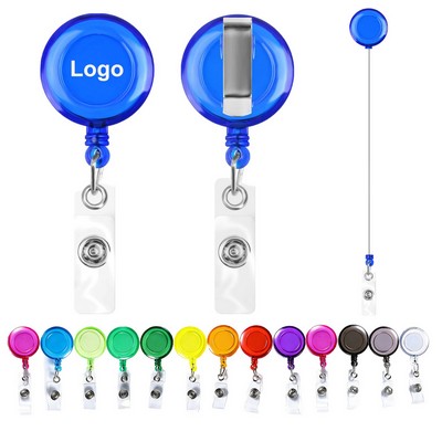 Retractable Badge Reels Clip Holders