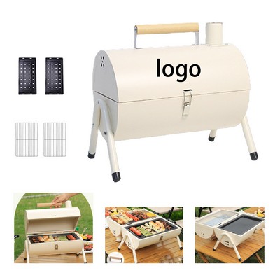 Portable Flip-Top Camping Grill