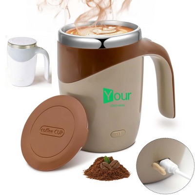Low Minimum 11.8 OZ Self Stirring Coffee Mug