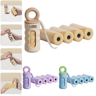 Portable Dog Waste Bag Dispenser With Clip