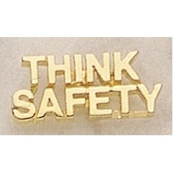 Think Safety Marken Design Cast Lapel Pin (Up to 1")