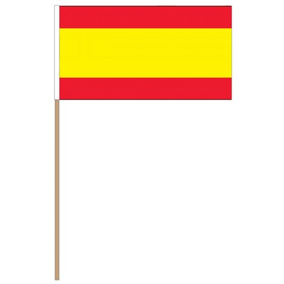 Spain International Collection Hand Flag (9" x 12")