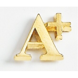 A+ Marken Design Cast Lapel Pin (Up to 5/8")