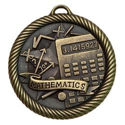 Medals, "Math" - 2" Value Medals