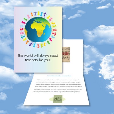 Cloud Nine Teachers Music Download Greeting Card