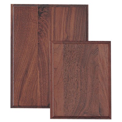 Walnut Finish Plaque w/¼" Beveled Edge (12"x15")