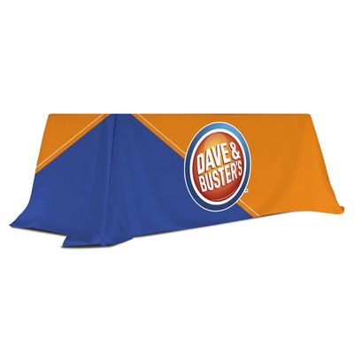 Table Throw, Full-Color Dye-Sublimation, Sewing 8'