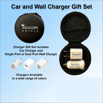 Car and Wall Charger Gift Set No Extra Tariff