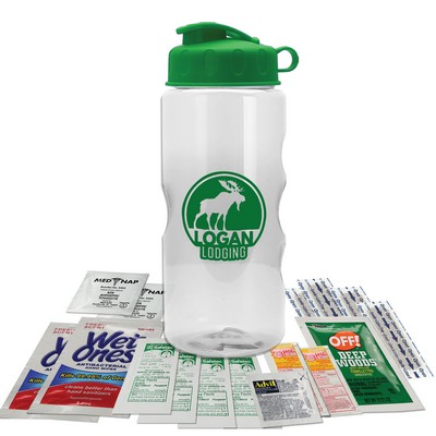 Tritan Bottle Survival First Aid Kit