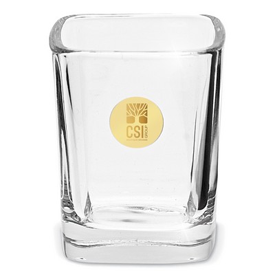 Shooter Glass W/ Gold Medallion