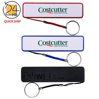 Portable Perfume Power Bank 2200 mAh with Keychain