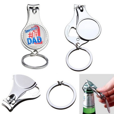 3 in 1 Round Opener Nail Clipper