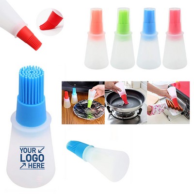 Non-Toxic Silicone Oil Dispenser Brush - Oil Bottle with Brush