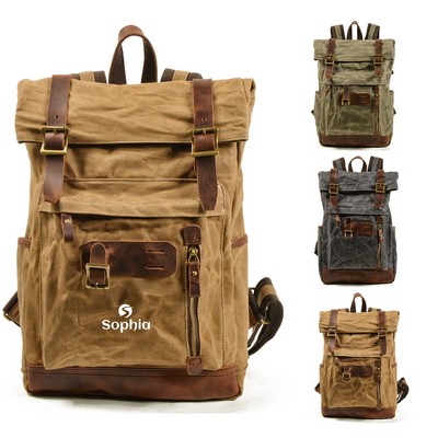 Travel Canvas Shoulder Rucksack