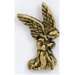 Kneeling Angel Stock Casting Lapel Pin