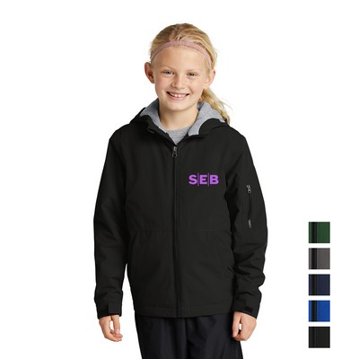 Sport-Tek Youth Waterproof Insulated Embroidered Jacket