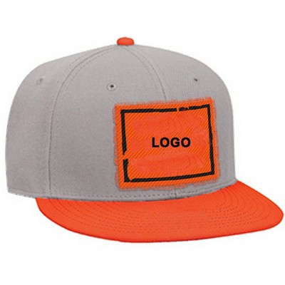 Superior Cotton Twill Flat Visor Snapback Pro Style Caps