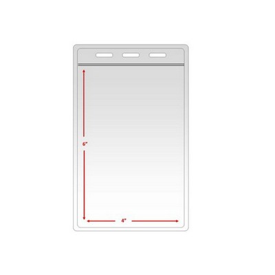 4x6 Vertical Badge Holder