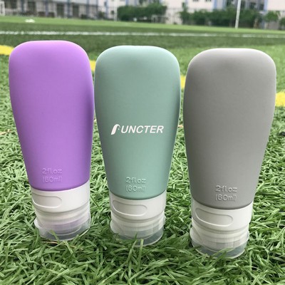 3 OZ Silicone Travel Dispenser, Travel Size Bottles for Shampoo,Conditioner,Lotion,Toiletries