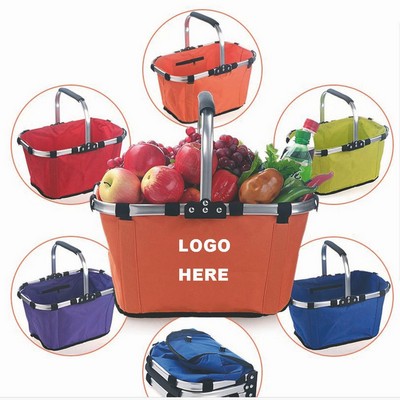 Foldable Eco Shopping Basket Picnic Bag