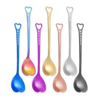 Heart Shape Stainless Steel Cake Spoon Table Spoon