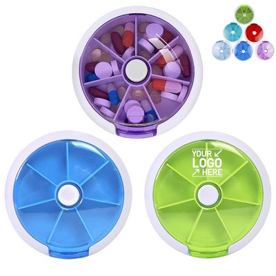 Travel Portable Weekly Pill Box