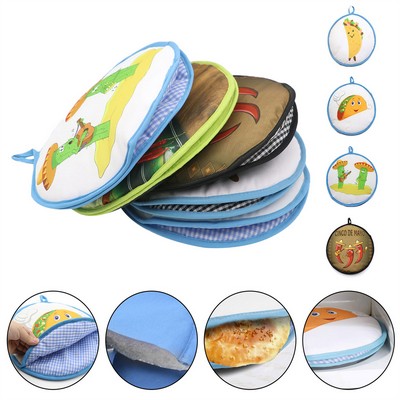 Tortilla Warmer Taco 12 Inch Insulated Pouch Cloth