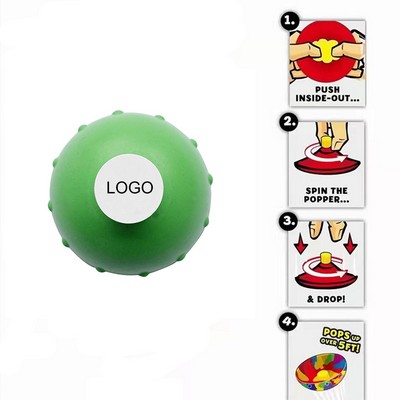 2 1/5" Anti-Anxiety Rubber Bounce Fidget Toy/Stress Reliever Ball