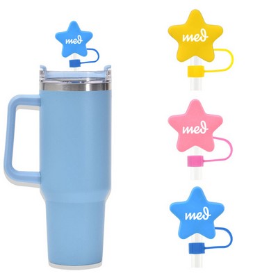 Star Silicone Straw Topper
