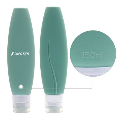 5oz Portable Silicone Travel Cosmetics Split Bottles
