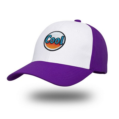 Structured 6 Panel Cotton Baseball Cap