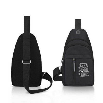 Budget Crossbody Sling Bag ( 6.7" X 12" X 3" )