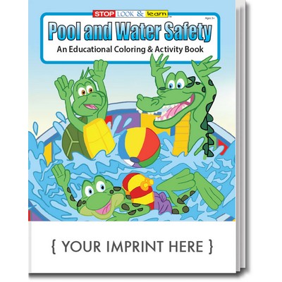 Pool and Water Safety Coloring Book Fun Pack