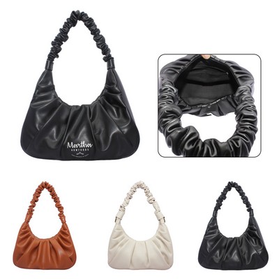 Ruched Cloud Dumpling Bag