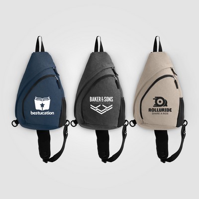 Helsinki - RPET Nylon Sling Bag - Silkscreen