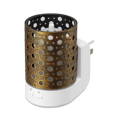 Serene House® Basket Brown Metal Essential Oil Wall-Plug