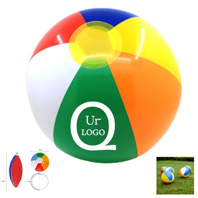 30Cm Inflatable Rainbow Beach Ball