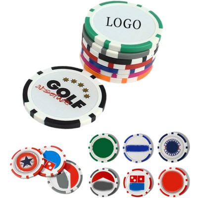 1.57"D Golf Ball Marker Chip Coins