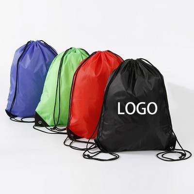 Durable Drawstring Backpack - Polyester