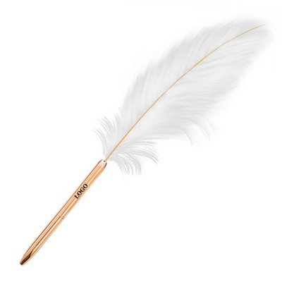 Novelty Feather Metal Pen