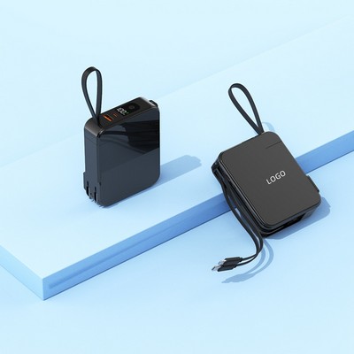 Power Bank With Folding Plug