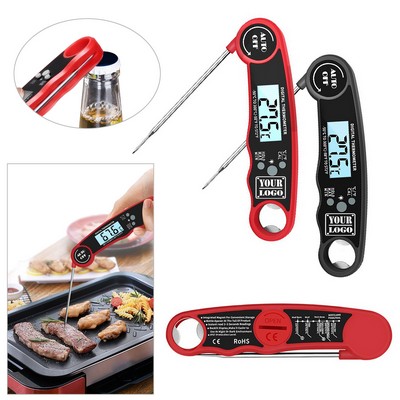 Digital BBQ Thermometer w/Bottle Opener