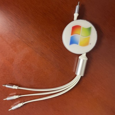 3 in 1 Retractable Charging Cable