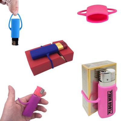 Silicon Lighter Cover With Band