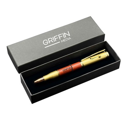 Single Pen Set Cardboard Box with Bullet-III Pens