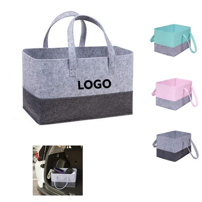 Collapsible Felt Storage Bins